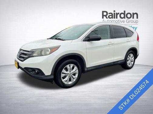 White Diamond Pearl 2013 Honda CR-V EX-L