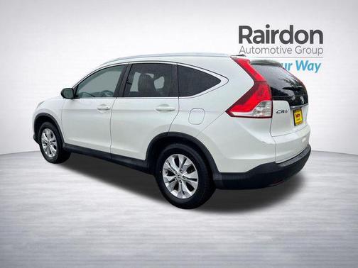 White Diamond Pearl 2013 Honda CR-V EX-L