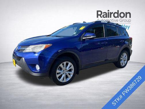Blue Crush Metallic 2015 Toyota RAV4 Limited