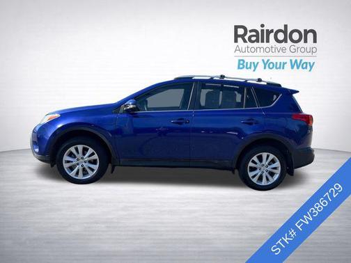Blue Crush Metallic 2015 Toyota RAV4 Limited