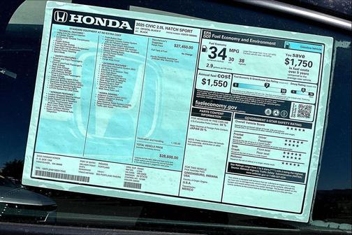 2025 Honda Civic Sport