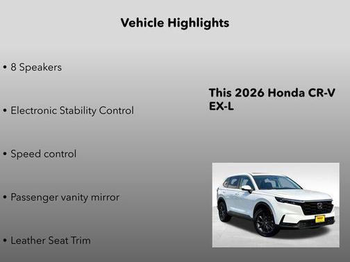 2026 Honda CR-V EX-L AWD