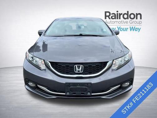 Modern Steel Metallic 2015 Honda Civic EX-L