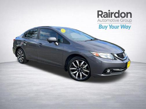 Modern Steel Metallic 2015 Honda Civic EX-L