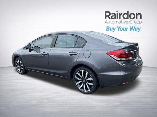Modern Steel Metallic 2015 Honda Civic EX-L