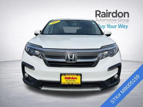 Platinum White Pearl 2021 Honda Pilot 2WD EX-L