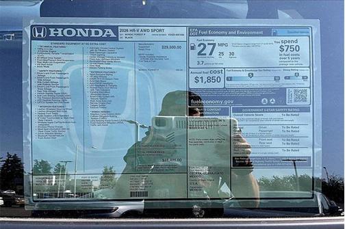 2026 Honda HR-V AWD Sport