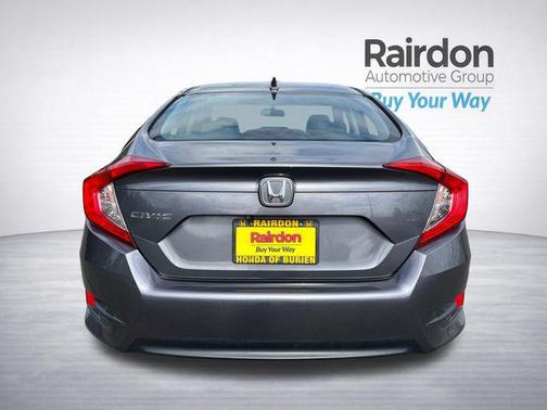 Modern Steel Metallic 2018 Honda Civic EX