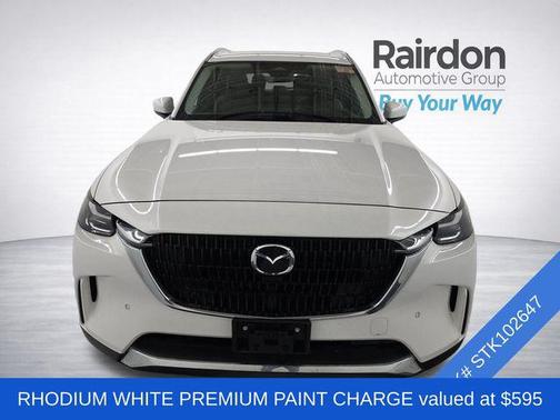 Rhodium White Premium 2024 Mazda CX-90 3.3 Turbo Premium