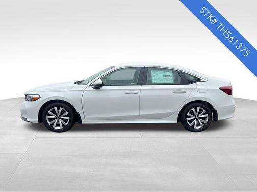 Platinum White 2026 Honda Civic LX