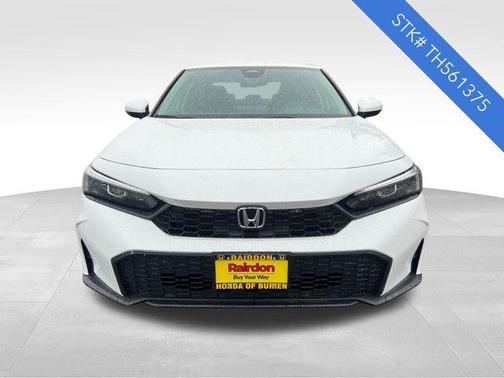Platinum White 2026 Honda Civic LX