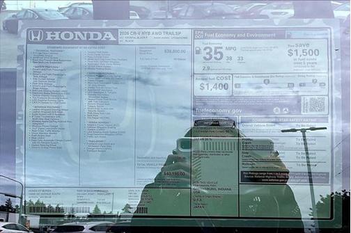 2026 Honda CR-V Hybrid Sport
