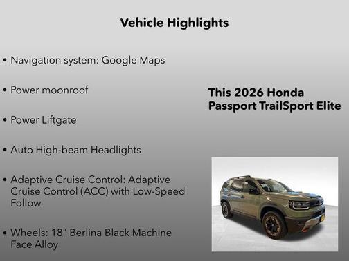 2026 Honda Passport AWD TrailSport Elite