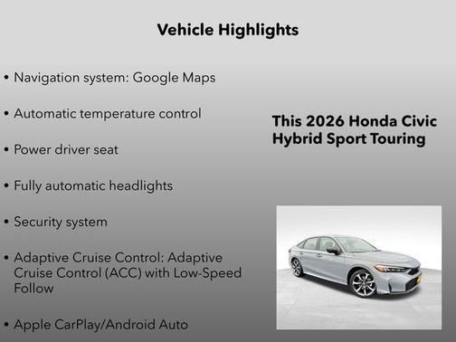 2026 Honda Civic Hybrid Sport Touring