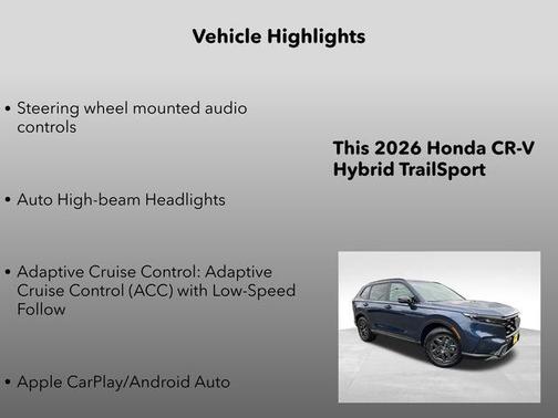 2026 Honda CR-V Hybrid TrailSport AWD