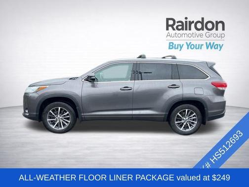 Predawn Gray Mica 2017 Toyota Highlander XLE