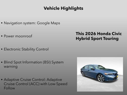 2026 Honda Civic Hybrid Sport Touring