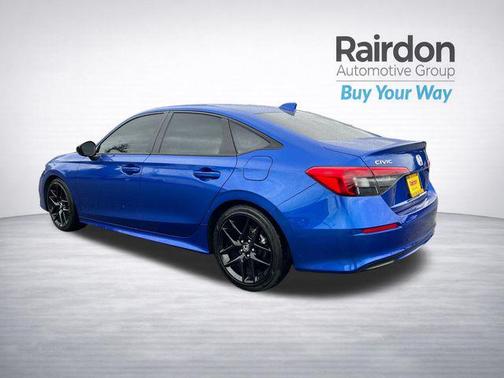 Aegean Blue Metallic 2023 Honda Civic Sport