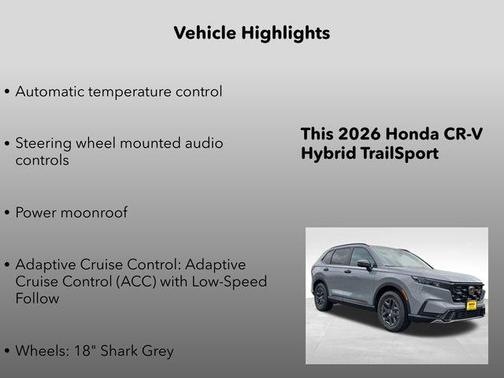 2026 Honda CR-V Hybrid TrailSport AWD