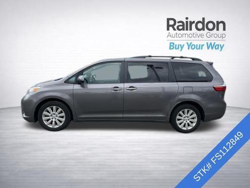 Predawn Gray Mica 2015 Toyota Sienna XLE Premium