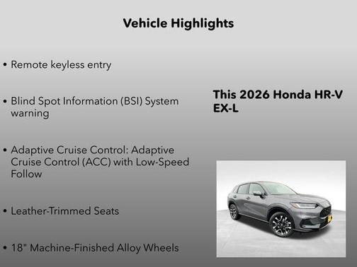 2026 Honda HR-V EX-L