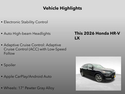 2026 Honda HR-V LX