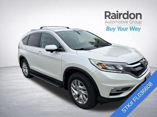 White Diamond Pearl 2015 Honda CR-V EX-L