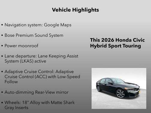 2026 Honda Civic Hybrid Sport Touring