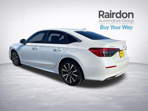 Platinum White Pearl 2023 Honda Civic EX