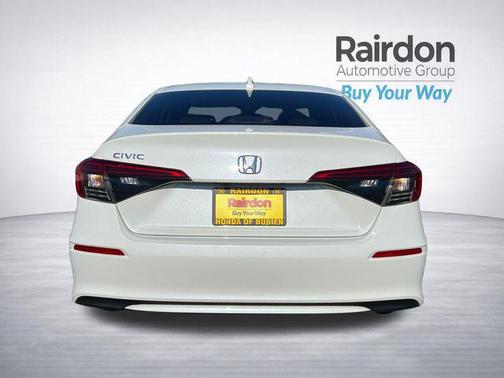 Platinum White Pearl 2023 Honda Civic EX