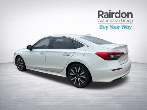 Platinum White Pearl 2023 Honda Civic EX