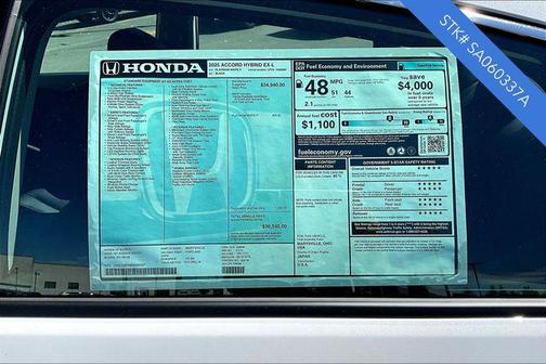 2025 Honda Accord Hybrid EX-L