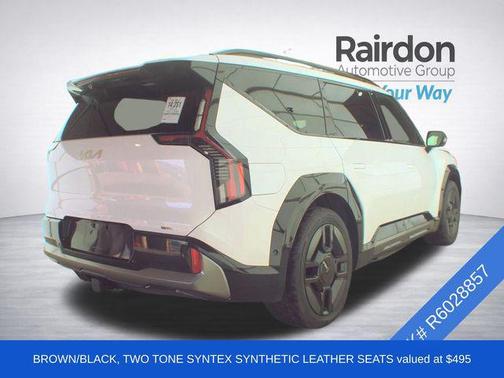 Snow White Pearl 2024 Kia EV9 GT-Line