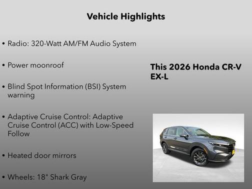2026 Honda CR-V EX-L AWD