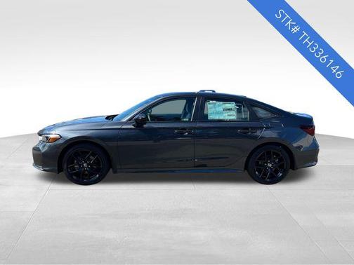 Gray Metallic 2026 Honda Civic Hybrid Sport