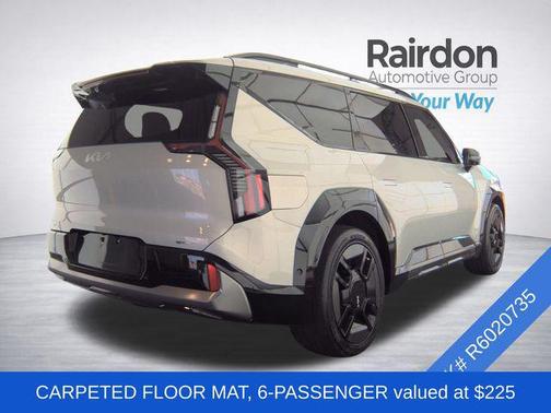 Ivory Silver 2024 Kia EV9 GT-Line