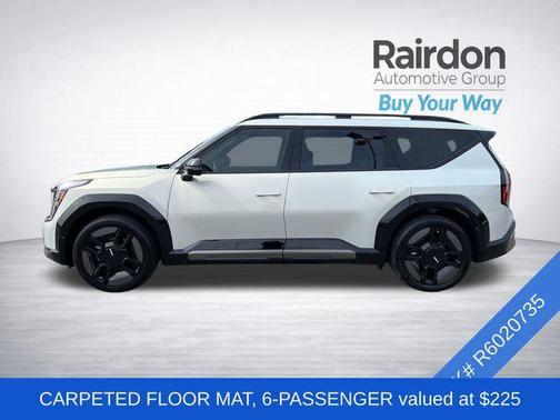 Ivory Silver 2024 Kia EV9 GT-Line