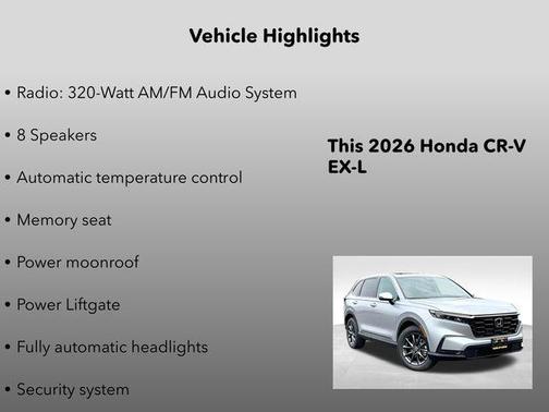 2026 Honda CR-V EX-L AWD
