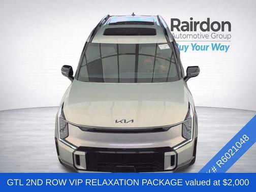 Ivory Silver 2024 Kia EV9 GT-Line