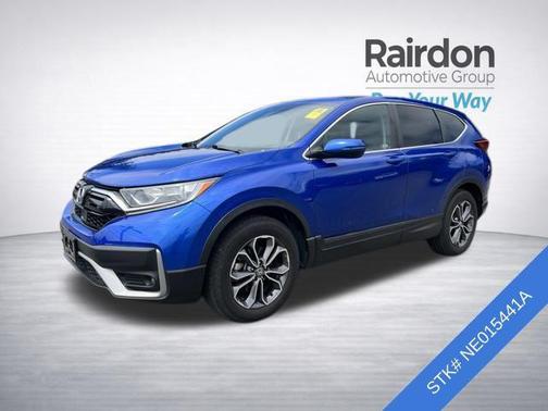 Aegean Blue Metallic 2022 Honda CR-V AWD EX