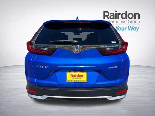 Aegean Blue Metallic 2022 Honda CR-V AWD EX