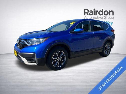 Aegean Blue Metallic 2022 Honda CR-V AWD EX