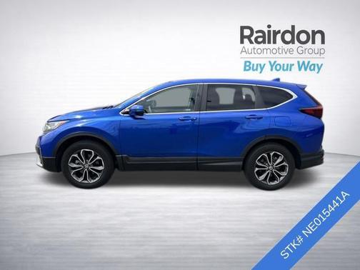Aegean Blue Metallic 2022 Honda CR-V AWD EX