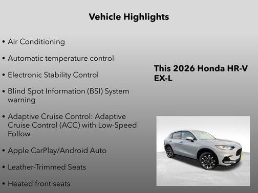 2026 Honda HR-V EX-L