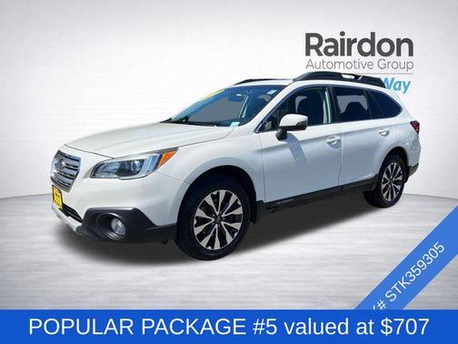 Crystal White Pearl 2017 Subaru Outback 2.5i Limited