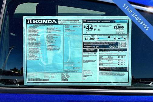 2025 Honda Accord Hybrid Base