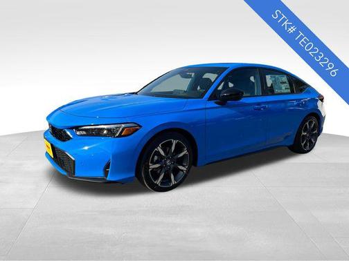 Boost Blue Pearl 2026 Honda Civic Hybrid Sport Touring