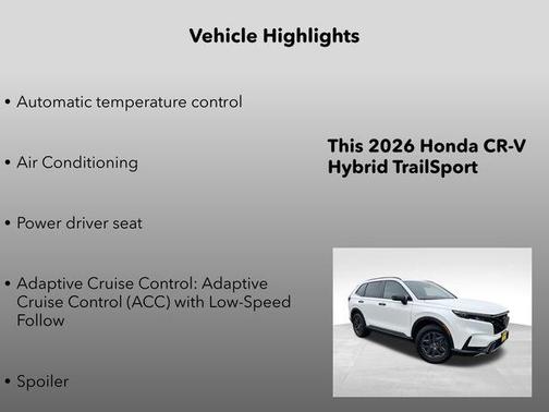 2026 Honda CR-V Hybrid TrailSport AWD