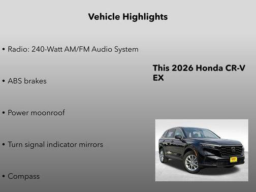 2026 Honda CR-V EX AWD