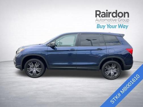 Obsidian Blue Pearl 2021 Honda Passport AWD EX-L